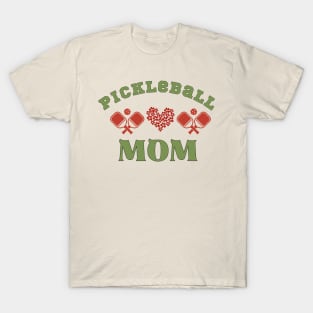 PICKLEBALL MAMA, HEART BALL AND PADDLE , cute for moms T-Shirt